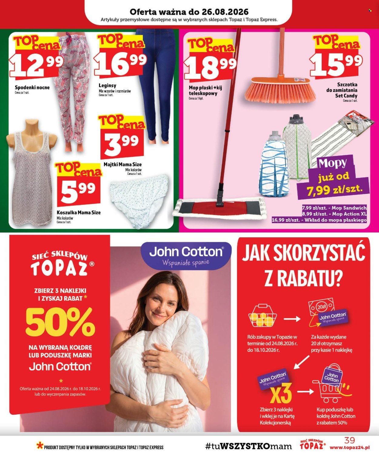 Gazetka TOPAZ - Od czwartku 20.08.2026