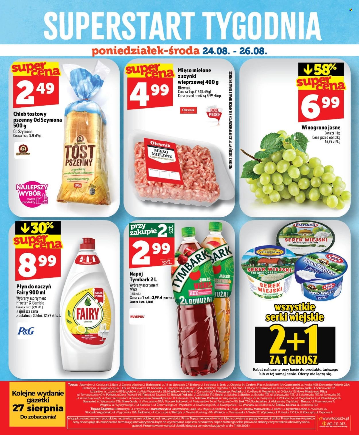Gazetka TOPAZ - Od czwartku 20.08.2026