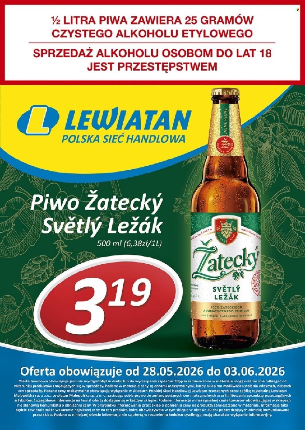 Gazetka LEWIATAN - Od czwartku 28.05.2026