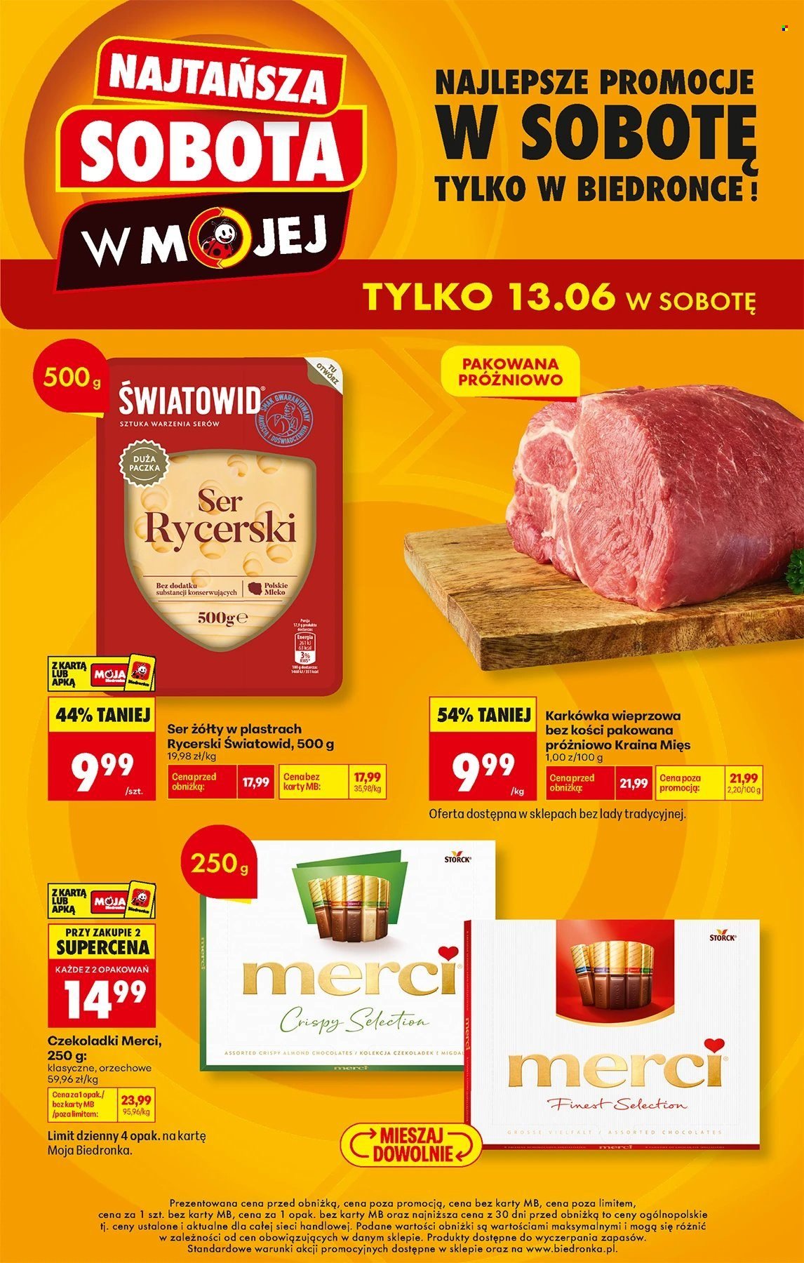 Gazetka BIEDRONKA - Najtańsza soboty