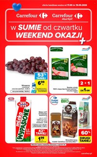 Gazetka CARREFOUR - w SUMIE od czwartku WEEKEND OKAZJI