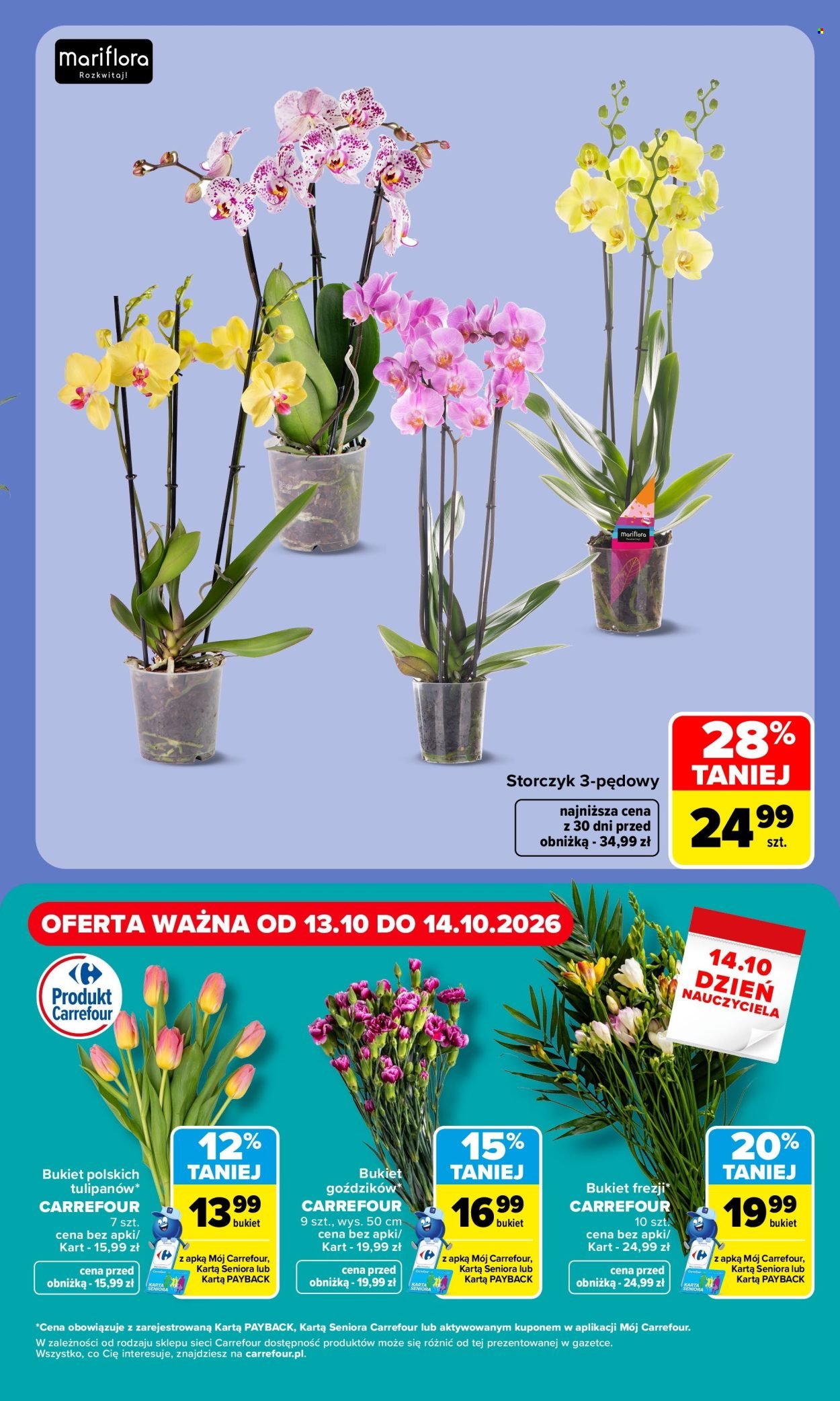 Gazetka CARREFOUR - w SUMIE Dzień Nauczyciela