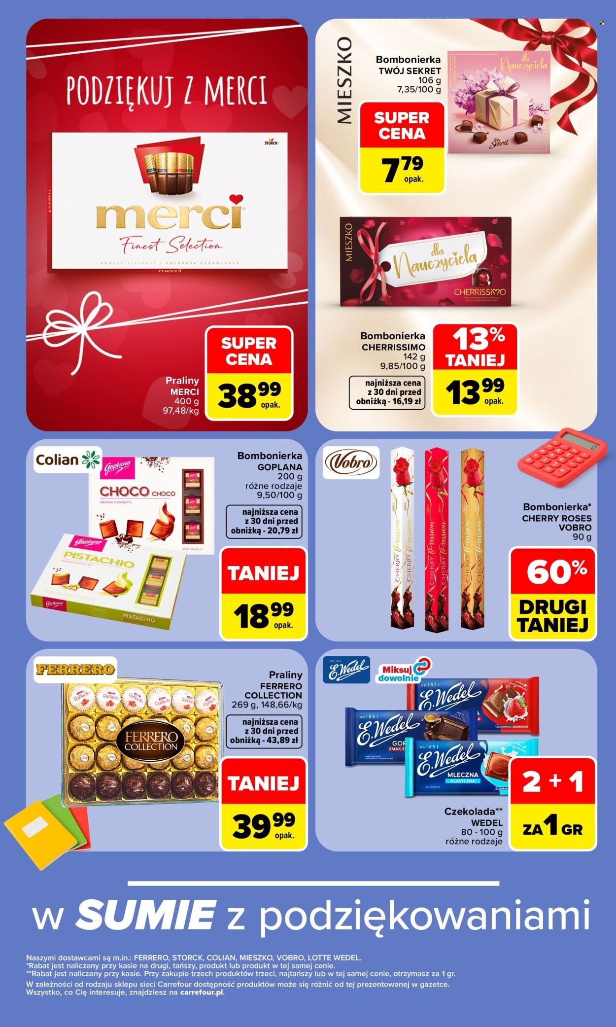 Gazetka CARREFOUR - w SUMIE Dzień Nauczyciela