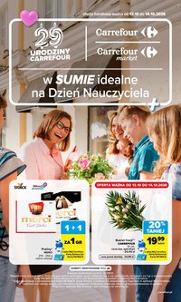 Gazetka CARREFOUR - w SUMIE Dzień Nauczyciela