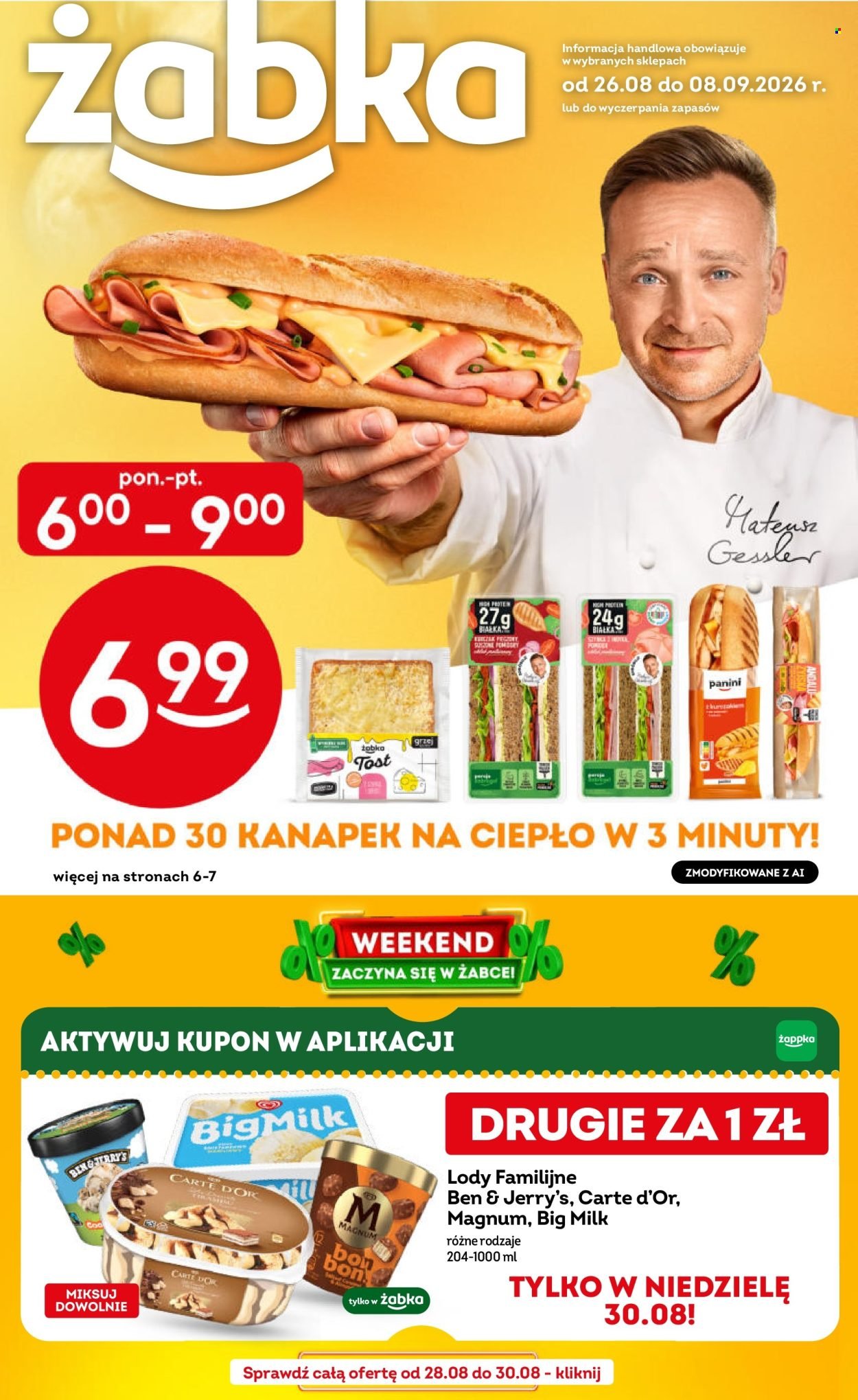Gazetka ŻABKA - Od środy 26.08.2026
