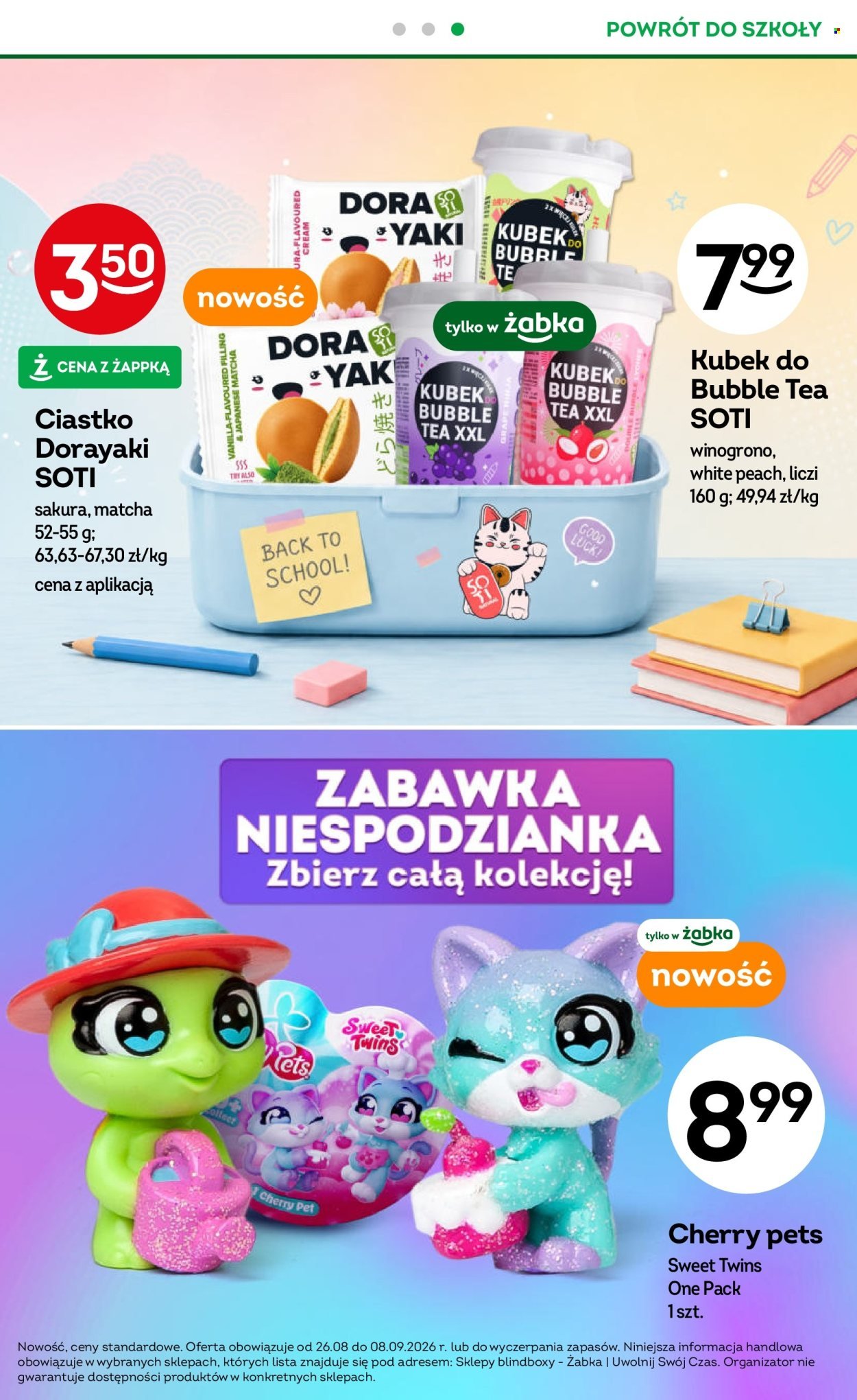 Gazetka ŻABKA - Od środy 26.08.2026