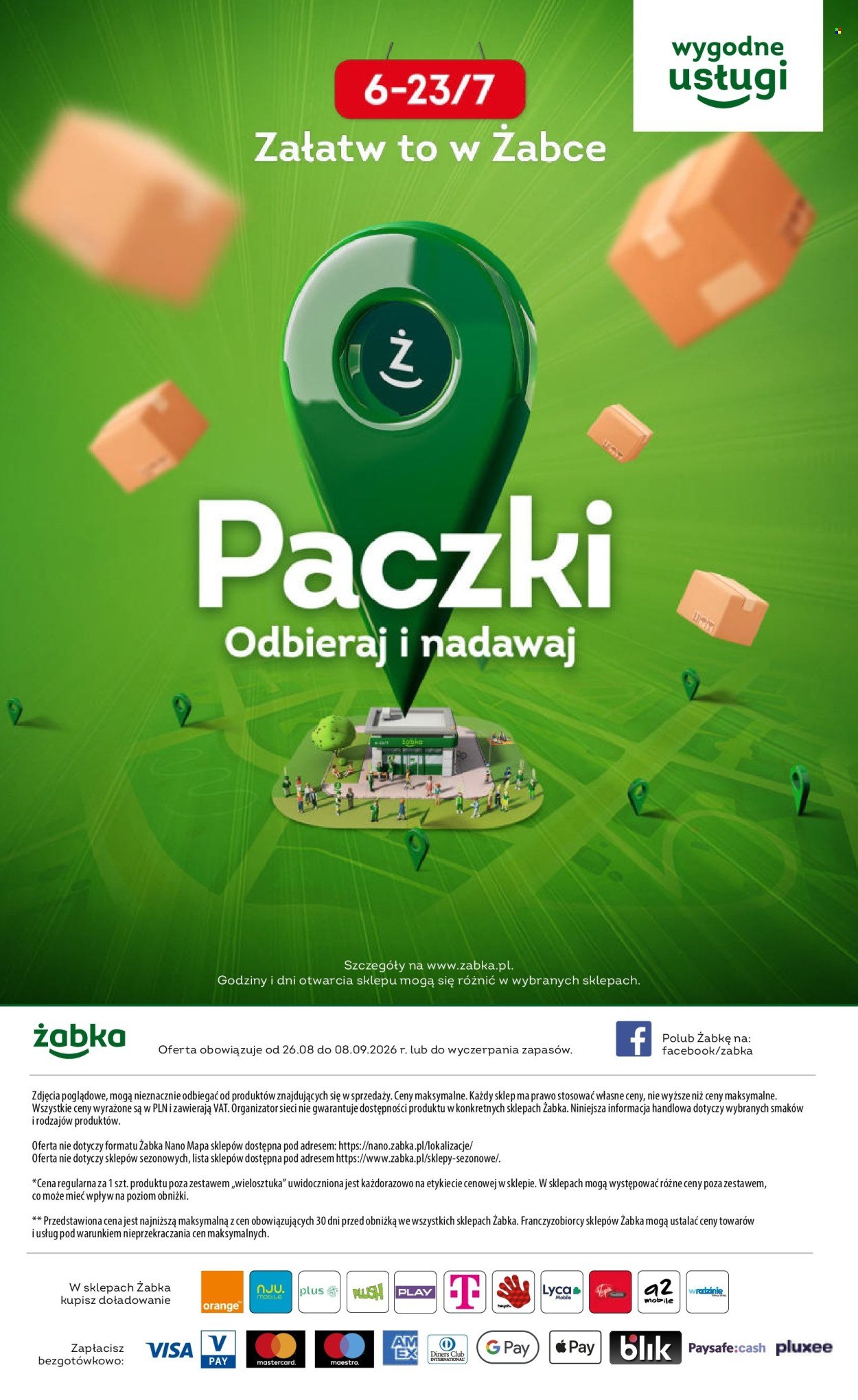 Gazetka ŻABKA - Od środy 26.08.2026