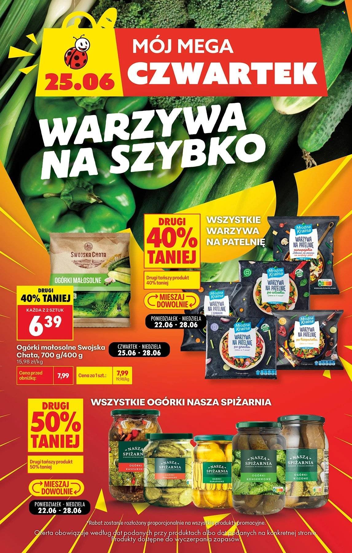 Gazetka BIEDRONKA - Mój mega czwartku