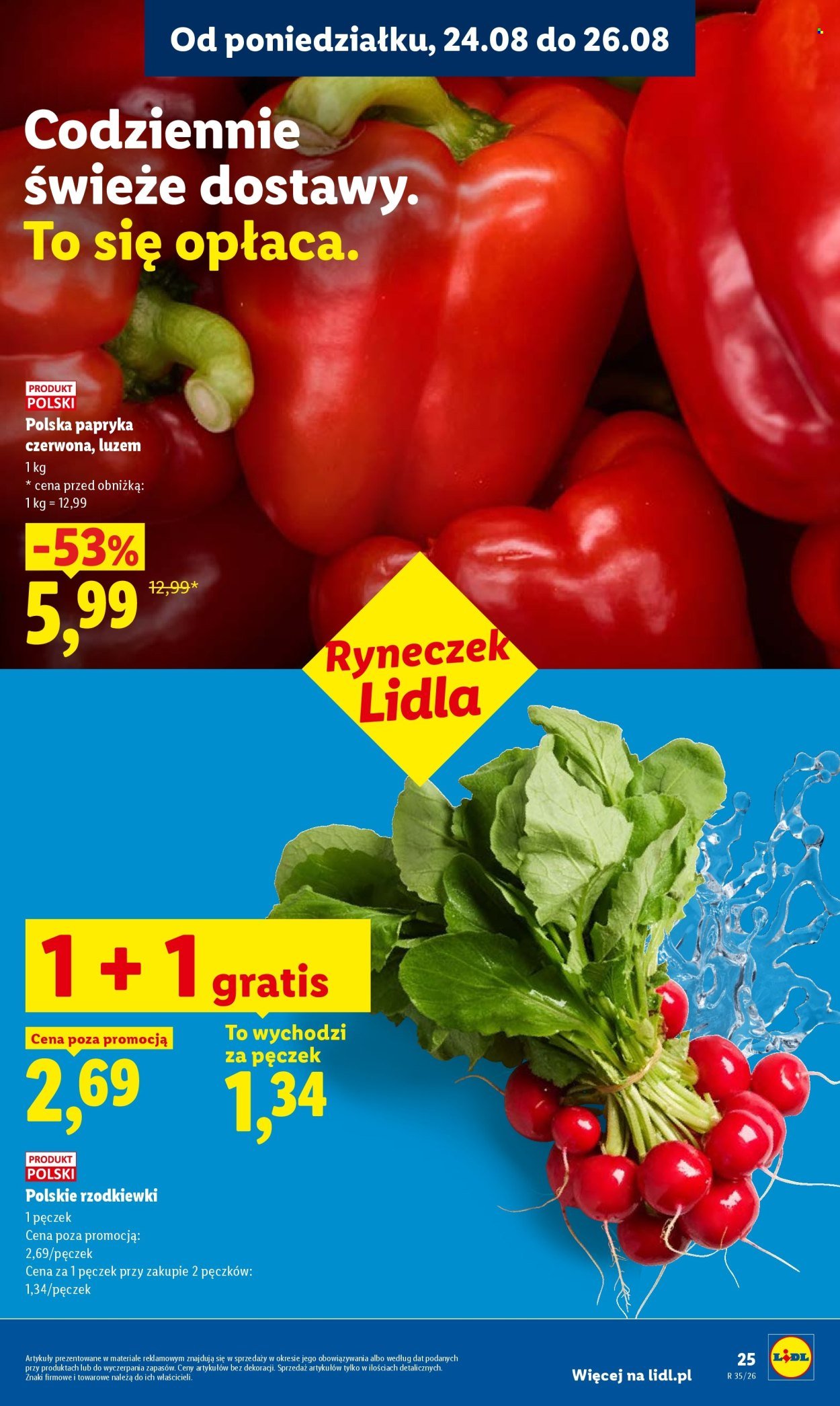 Gazetka LIDL - Od poniedziałku