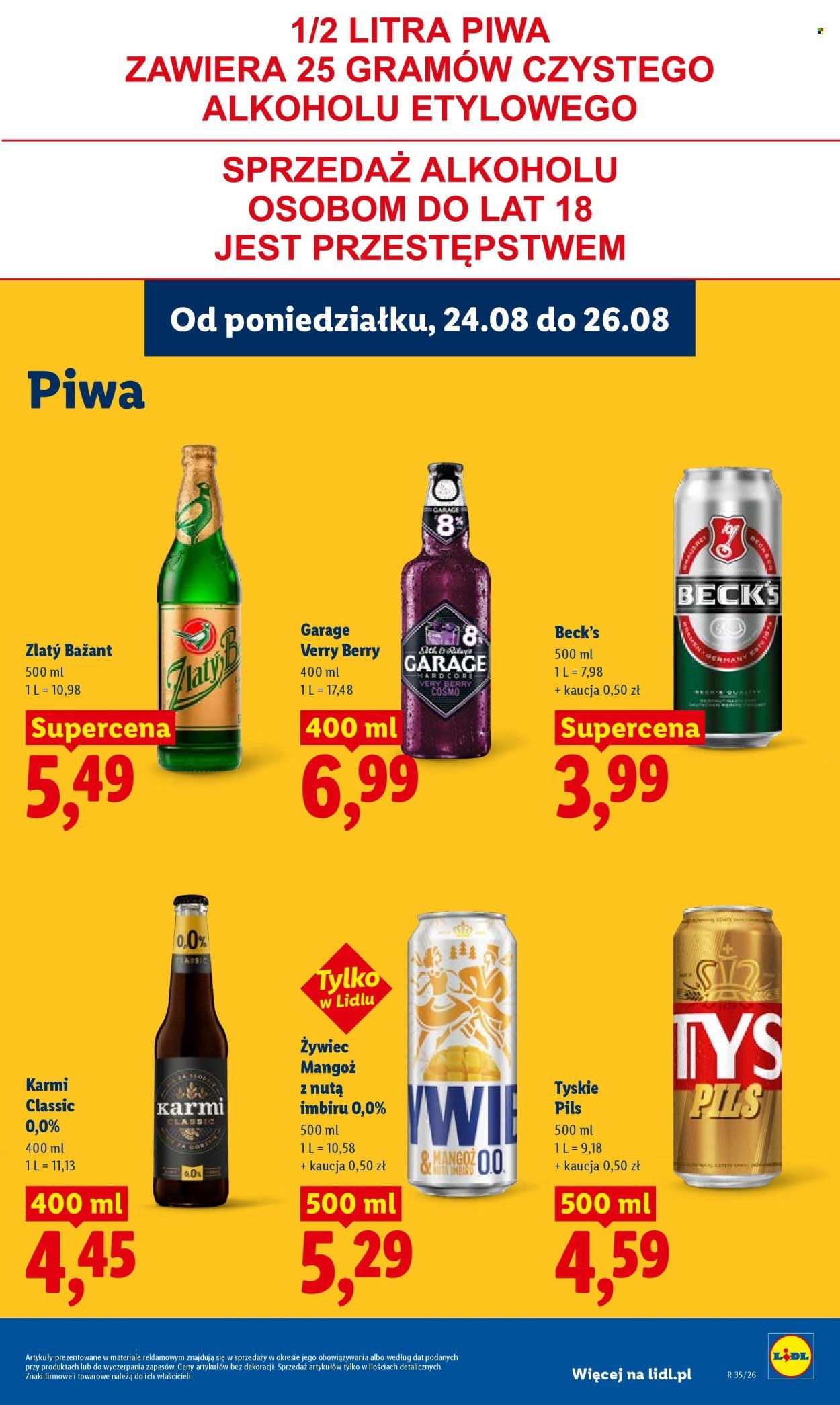 Gazetka LIDL - Od poniedziałku