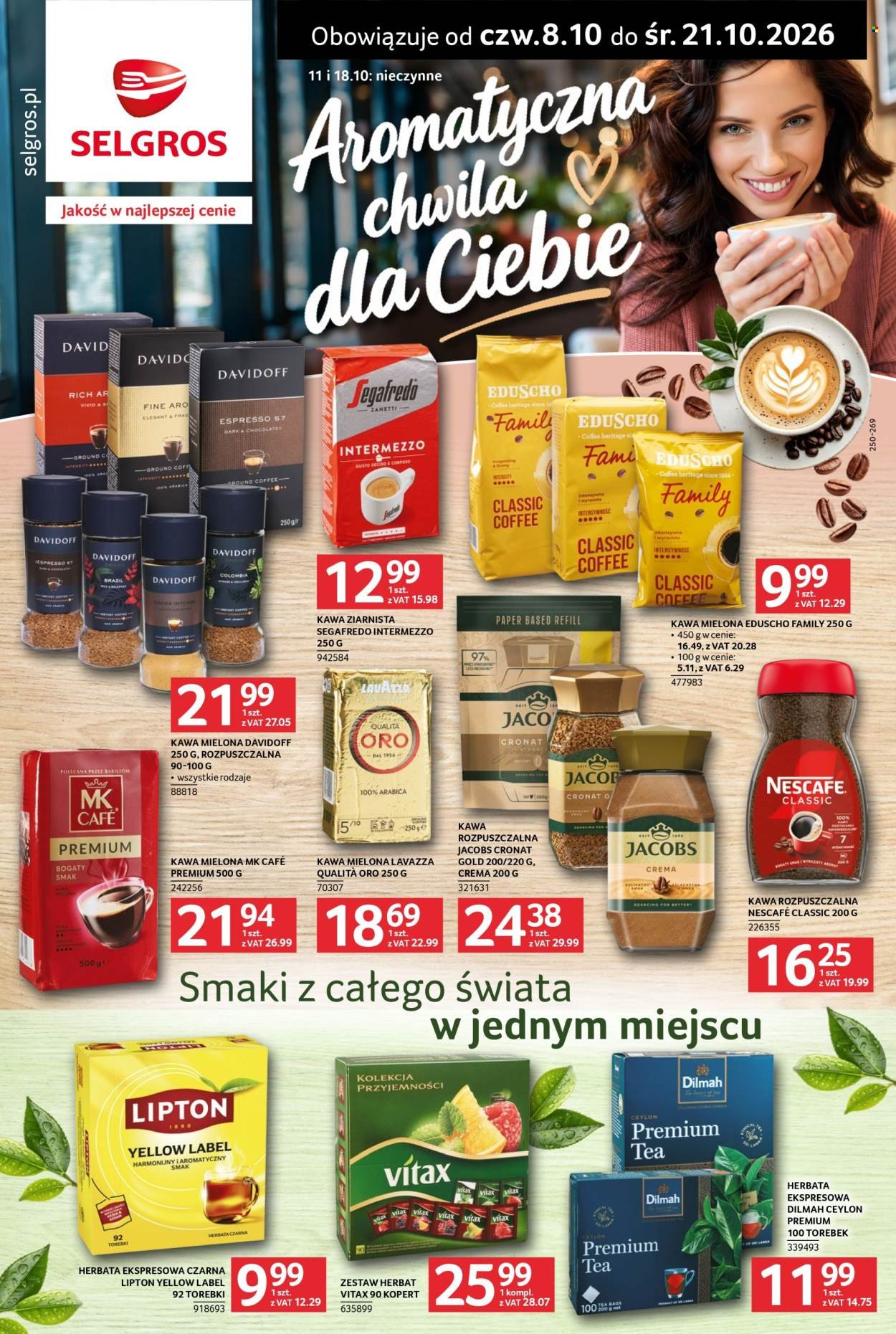 Gazetka SELGROS - Katalog Kawa i herbata