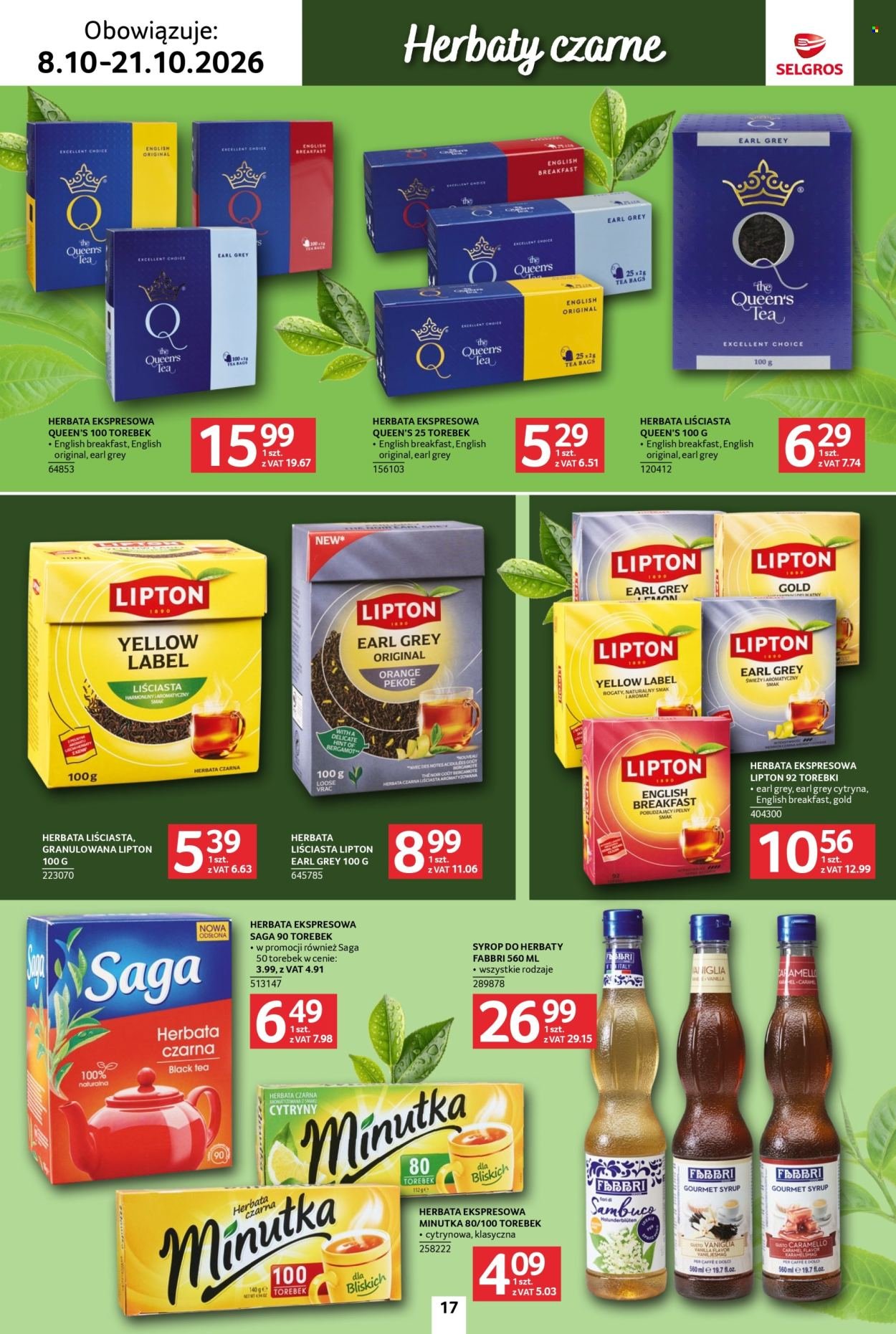 Gazetka SELGROS - Katalog Kawa i herbata