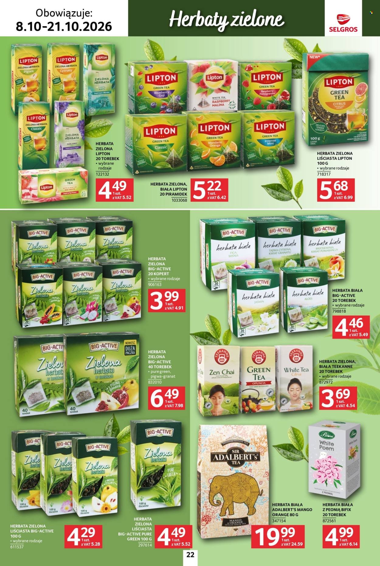 Gazetka SELGROS - Katalog Kawa i herbata