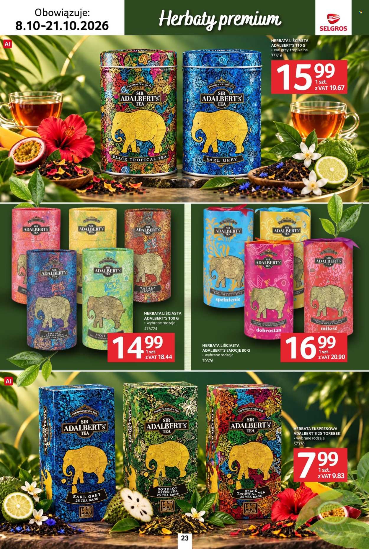 Gazetka SELGROS - Katalog Kawa i herbata