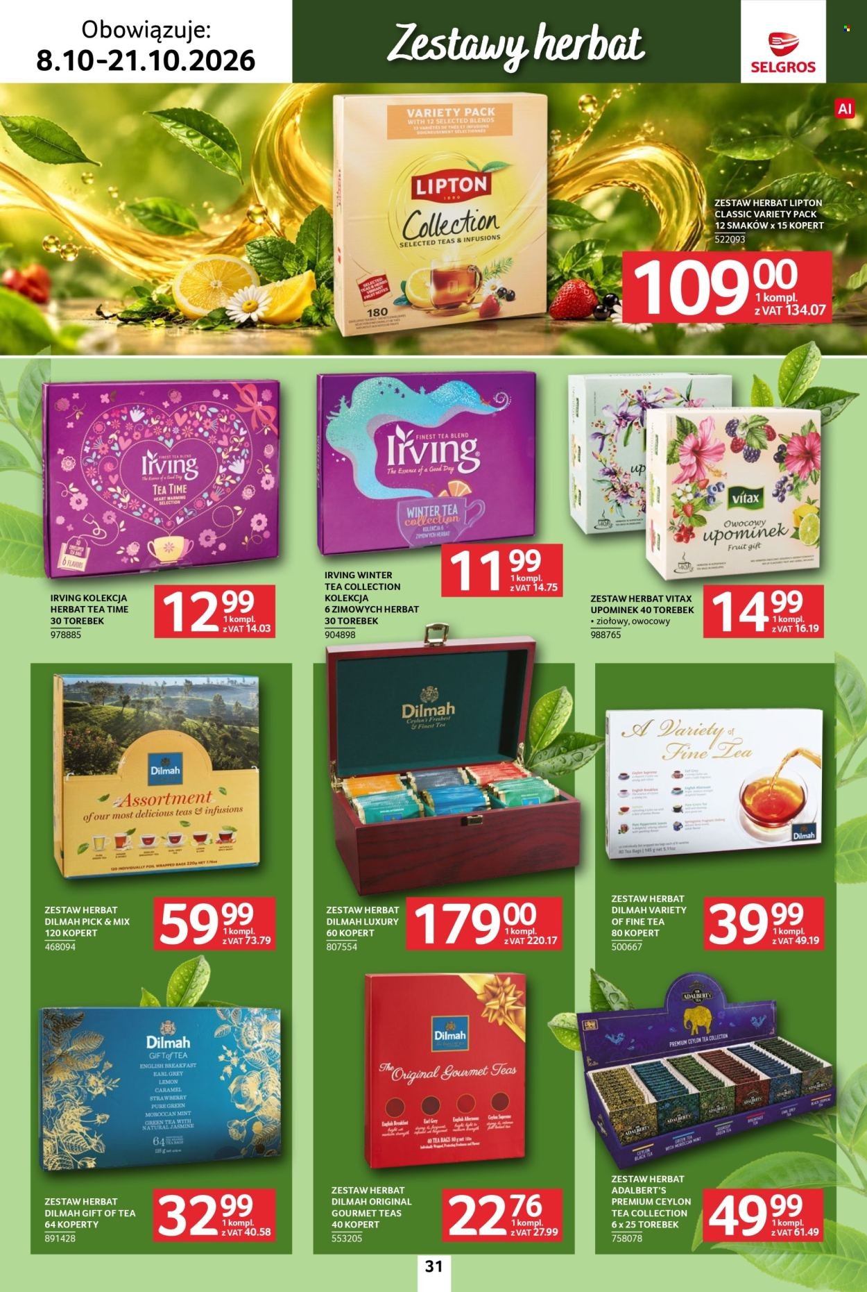Gazetka SELGROS - Katalog Kawa i herbata