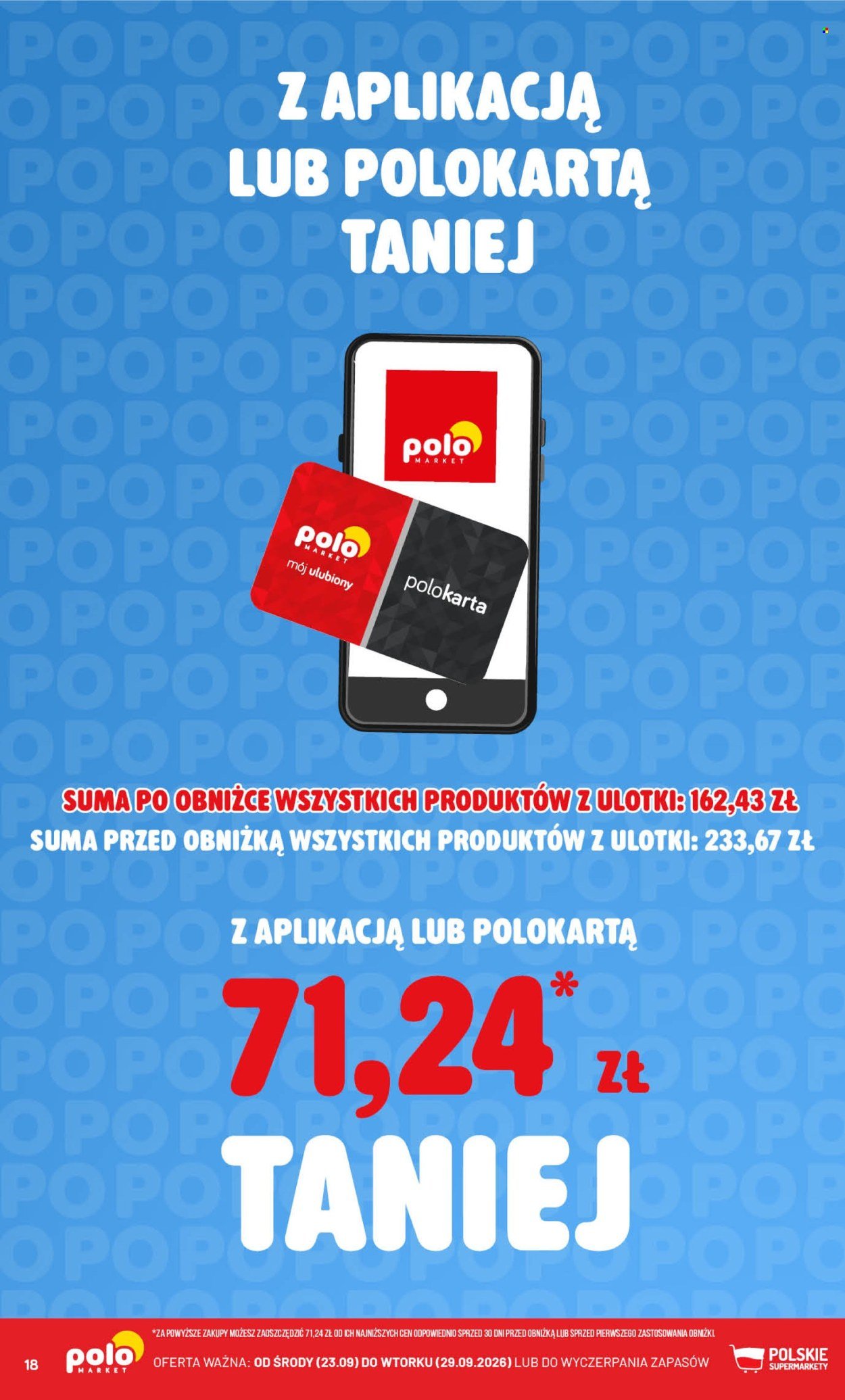 Gazetka POLOMARKET - Od środy 23.09.2026