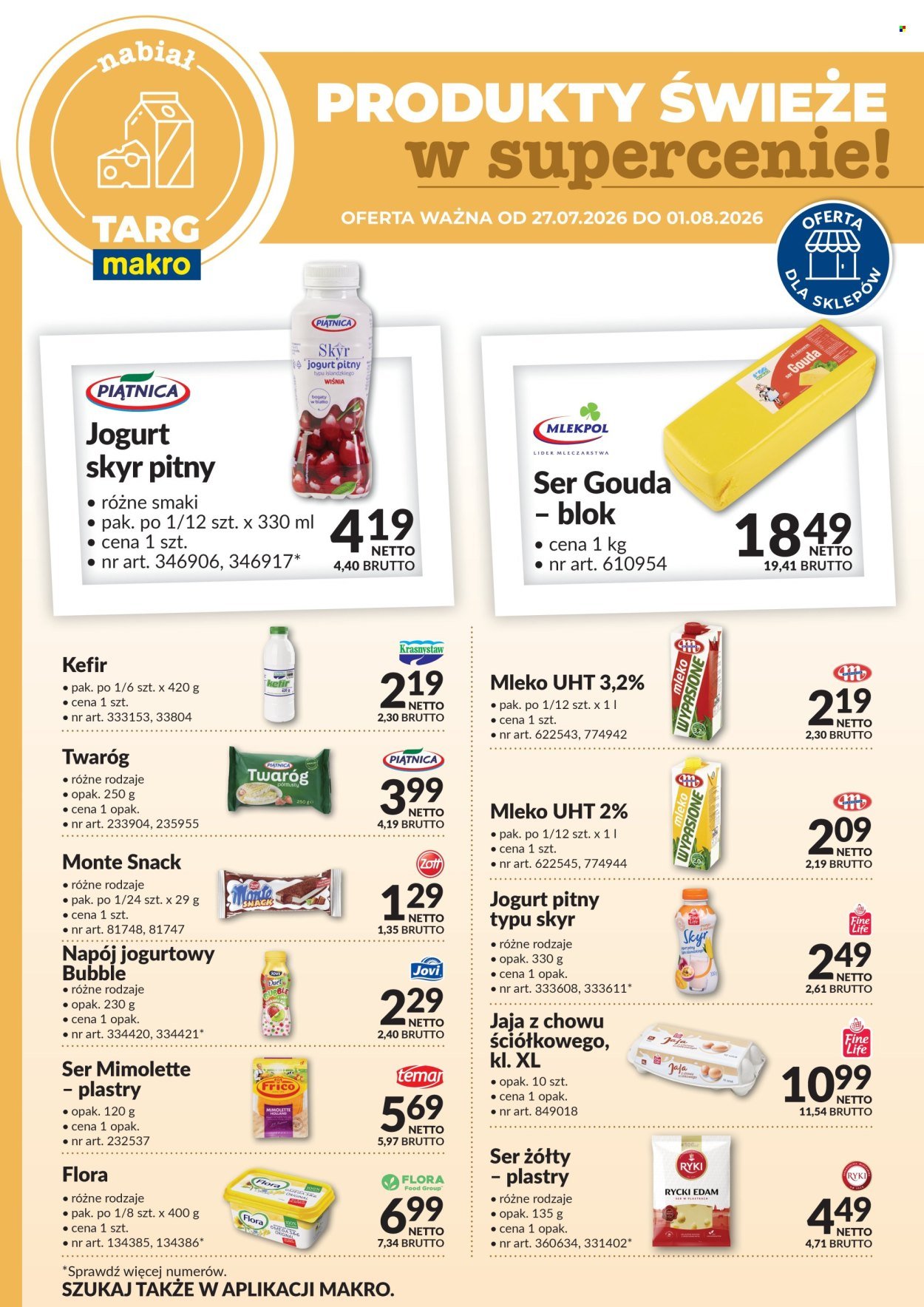 Gazetka MAKRO - Targ MAKRO - oferta świeża w super cenach!
