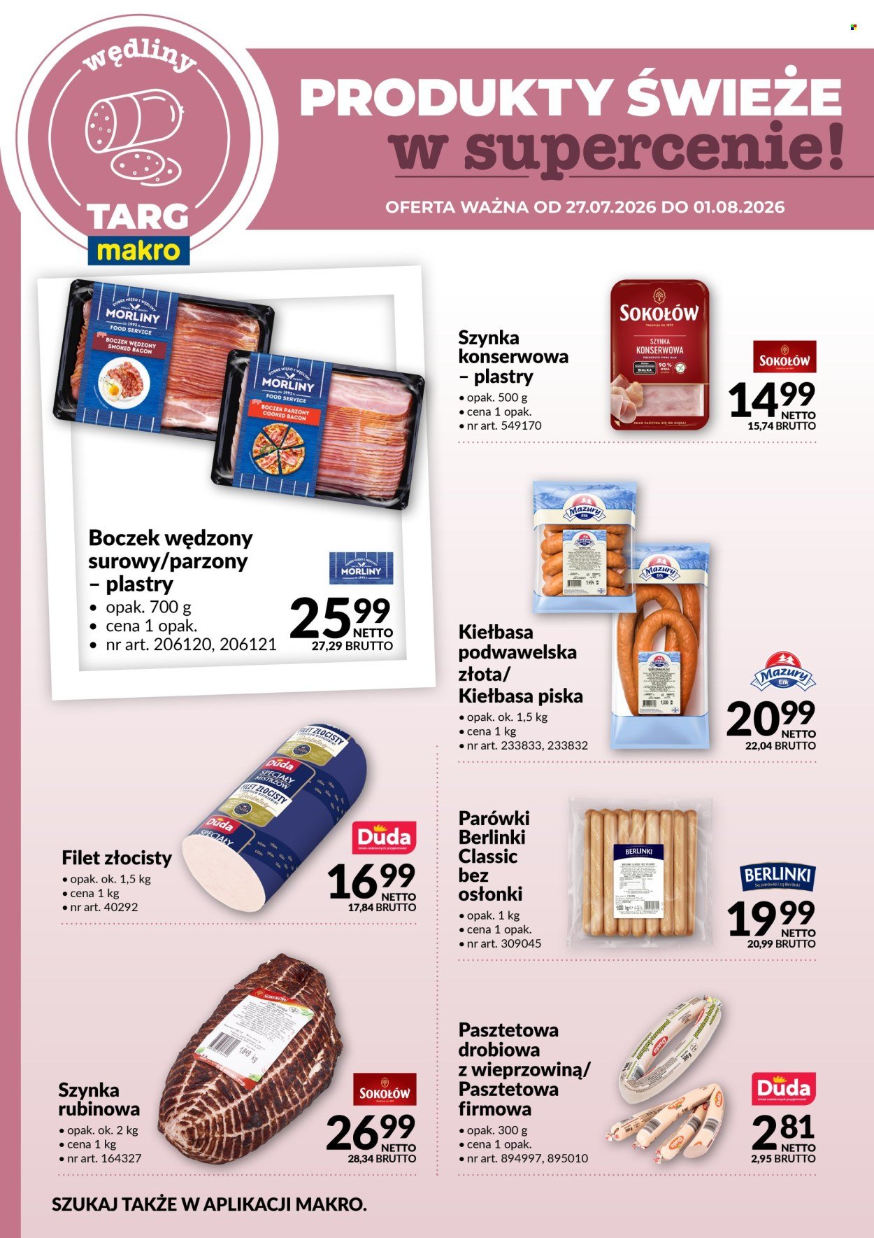 Gazetka MAKRO - Targ MAKRO - oferta świeża w super cenach!