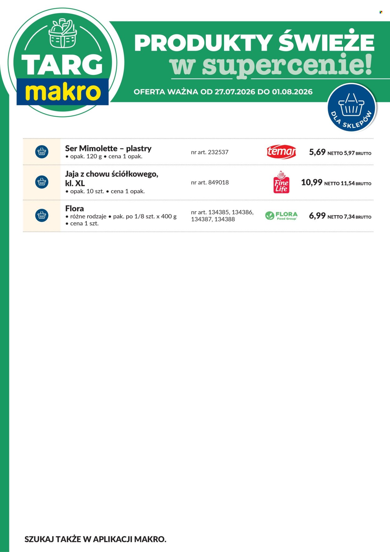 Gazetka MAKRO - Targ MAKRO - oferta świeża w super cenach!