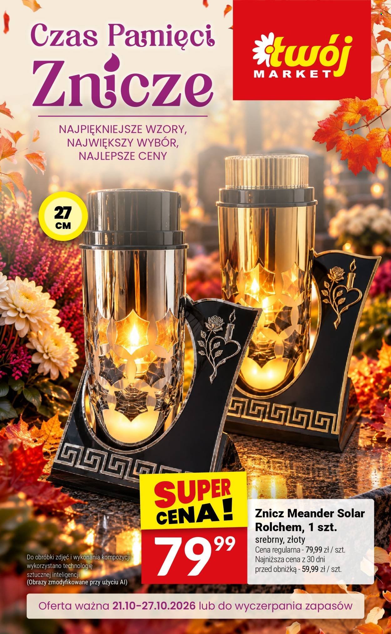 Gazetka TWÓJ MARKET - Katalog zniczy 43/2026