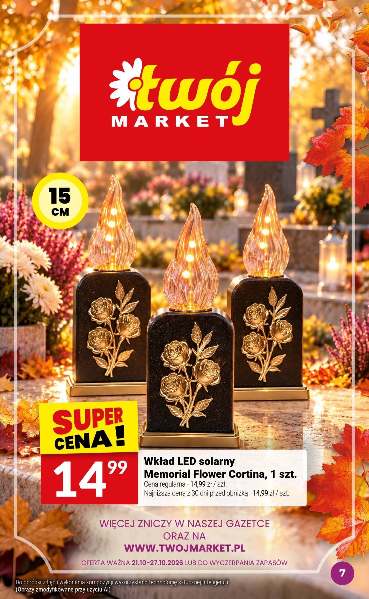 Gazetka TWÓJ MARKET - Katalog zniczy 43/2026