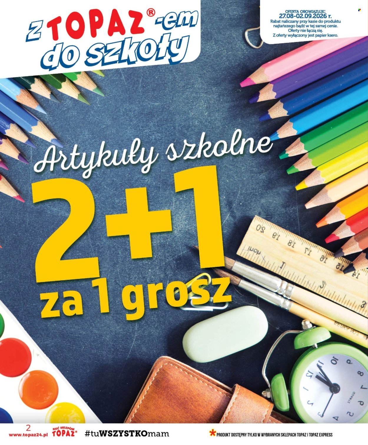 Gazetka TOPAZ - Od czwartku 27.08.2026