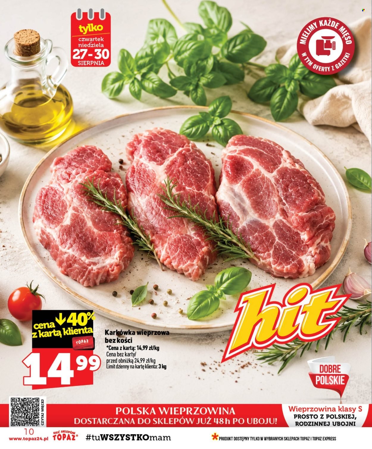 Gazetka TOPAZ - Od czwartku 27.08.2026