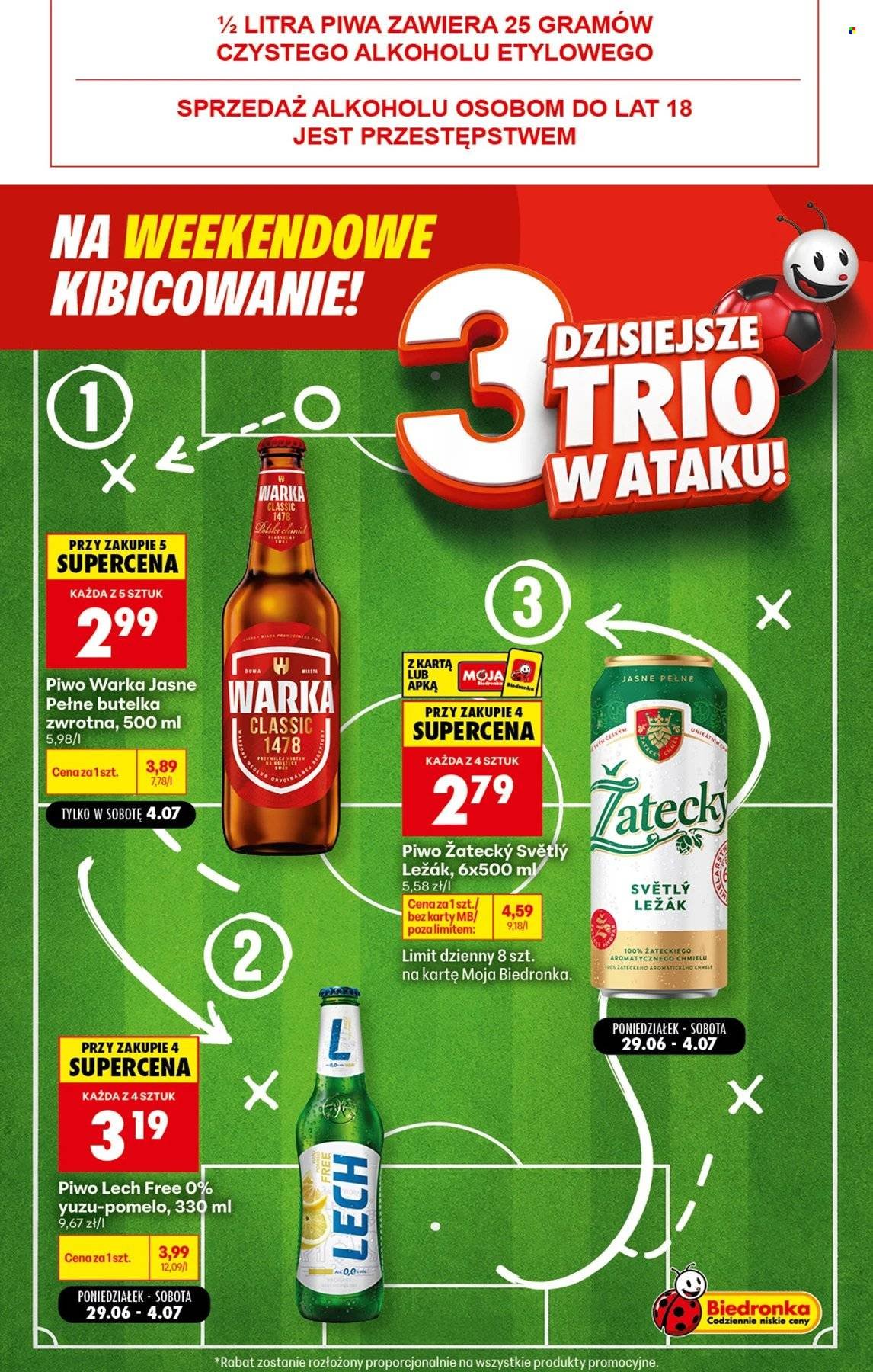 Gazetka BIEDRONKA - Na weekendowe kibicowanie