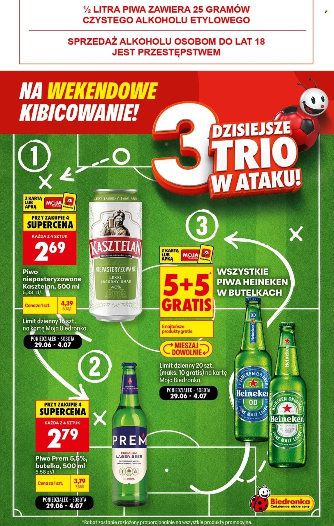 Gazetka BIEDRONKA - Na weekendowe kibicowanie