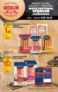 Gazetka BIEDRONKA - Festiwal Wędlin