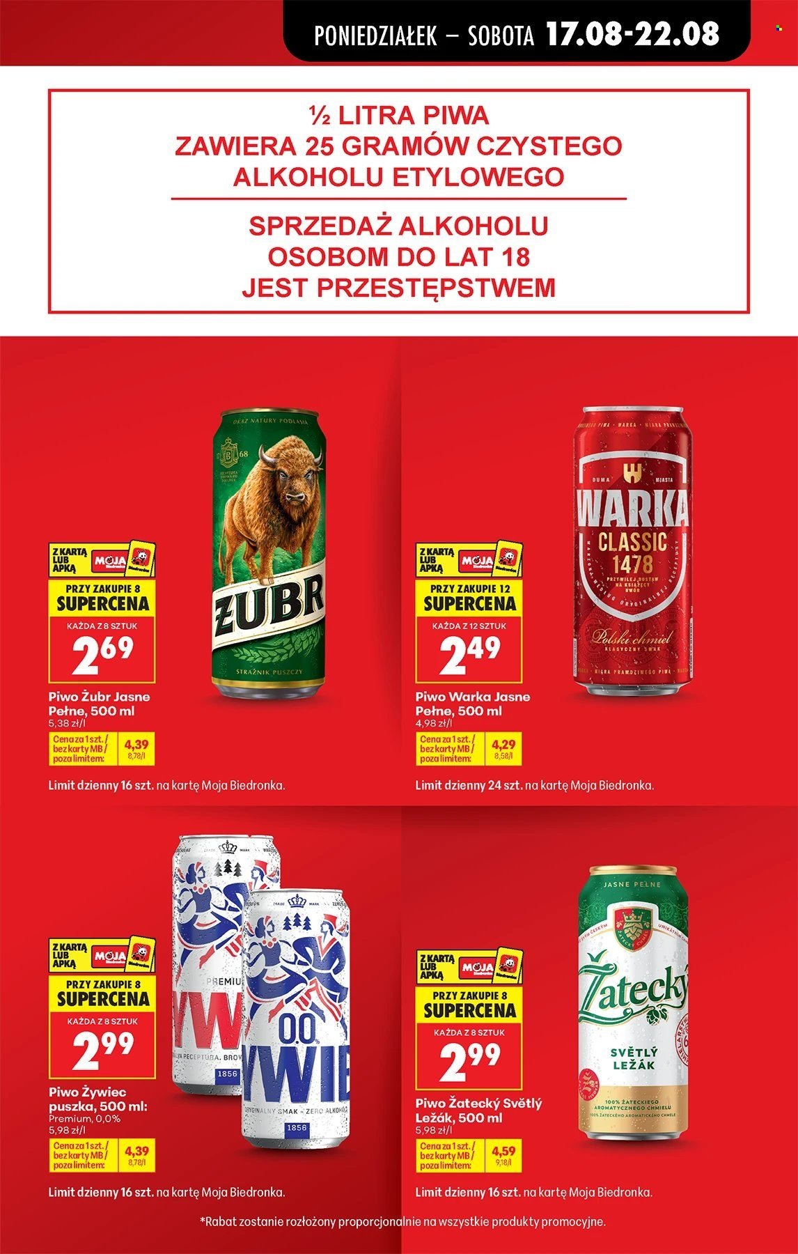 Gazetka BIEDRONKA - W tym tygodniu od poniedziałku
