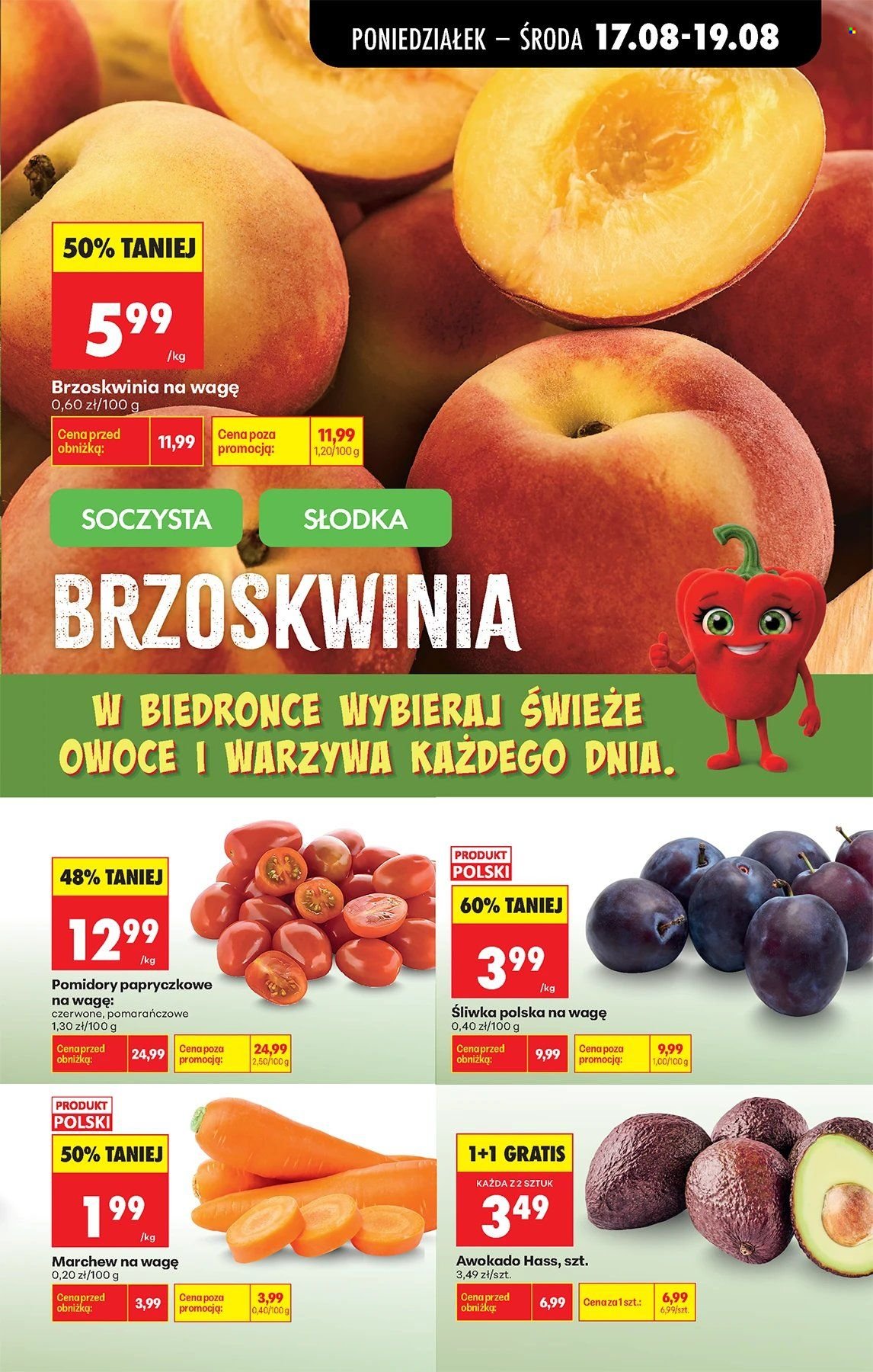 Gazetka BIEDRONKA - W tym tygodniu od poniedziałku