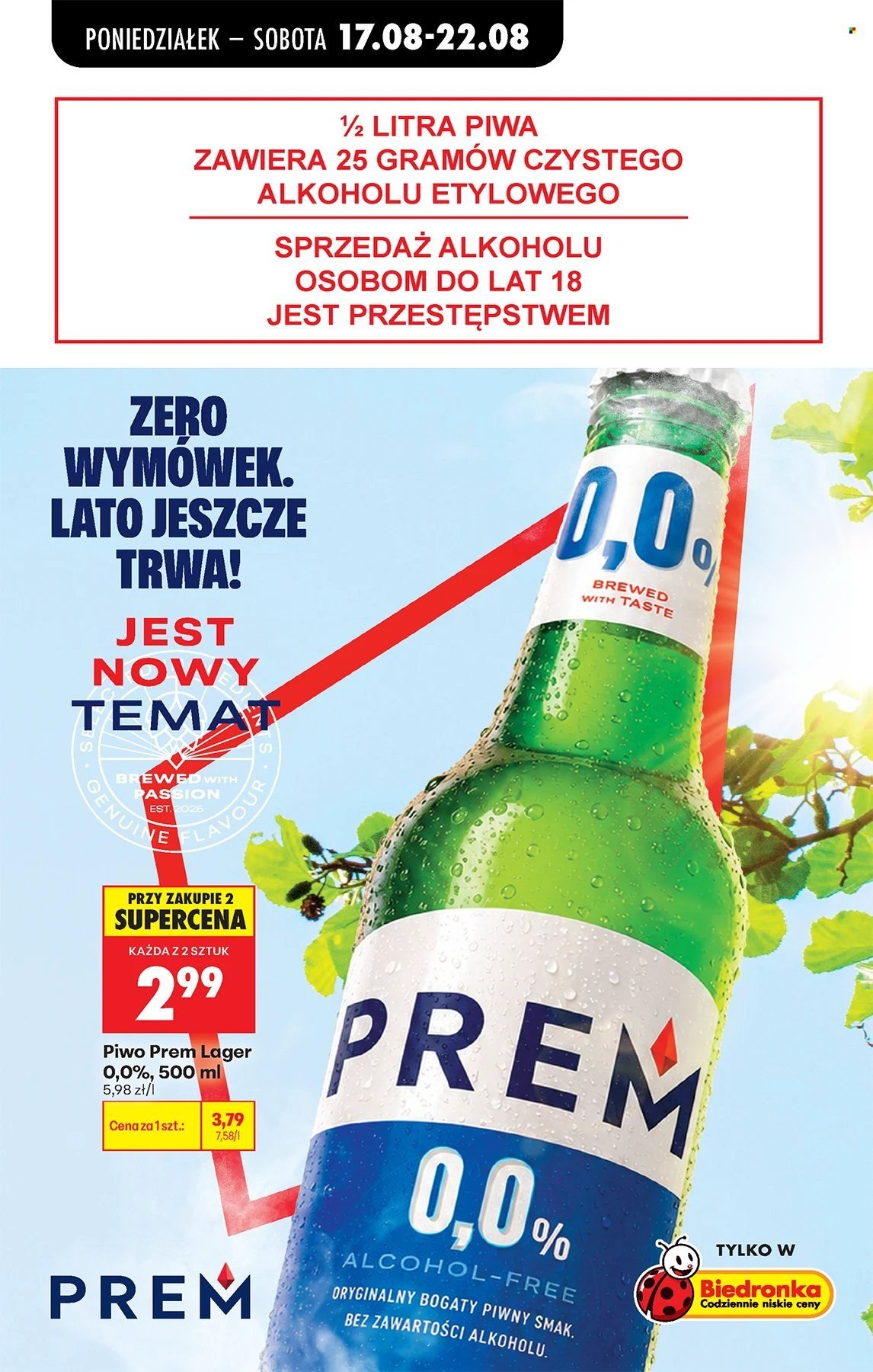 Gazetka BIEDRONKA - W tym tygodniu od poniedziałku