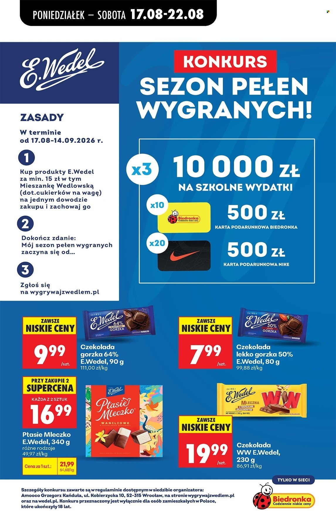 Gazetka BIEDRONKA - W tym tygodniu od poniedziałku