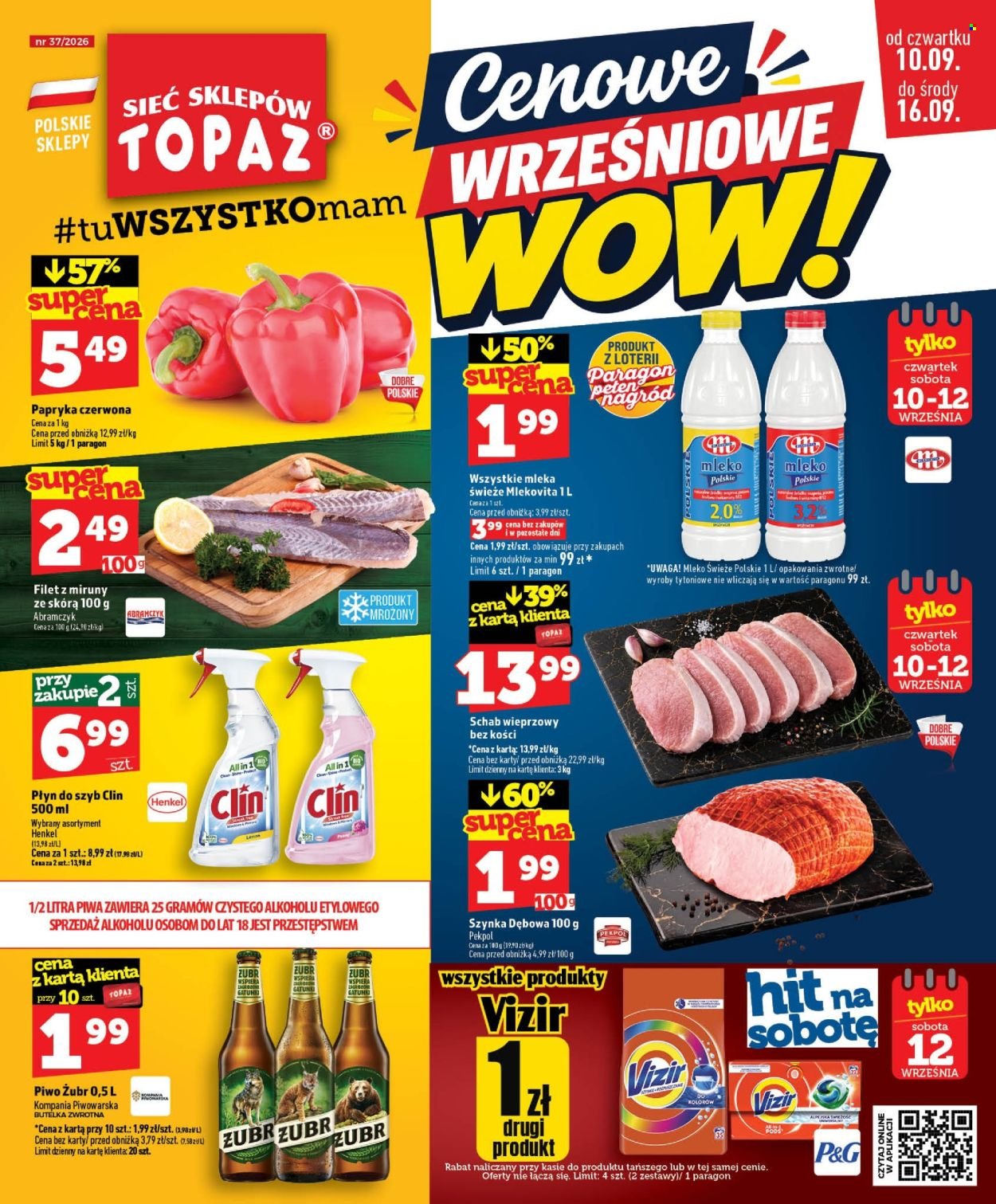 Gazetka TOPAZ - Od czwartku 10.09.2026