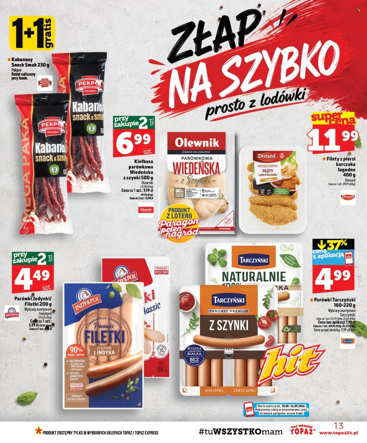 Gazetka TOPAZ - Od czwartku 10.09.2026