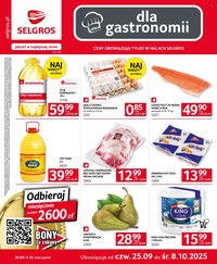 Gazetka SELGROS - Oferta dla gastronomii (2025-09-25 - 2025-10-08)