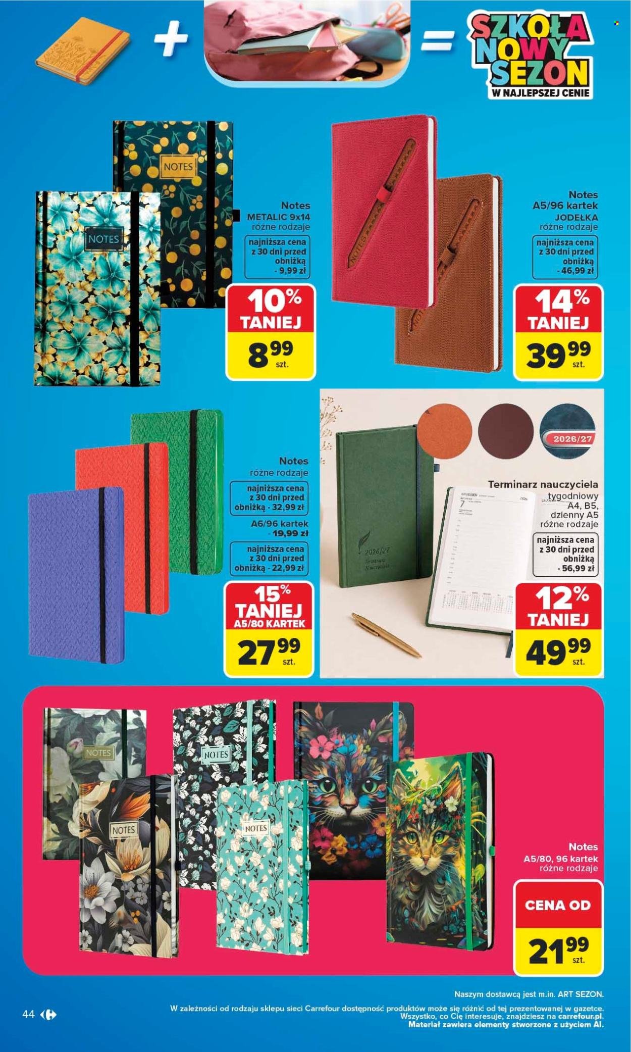 Gazetka CARREFOUR - Szkoła nowy sezon