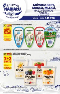 Gazetka BIEDRONKA - Festiwal nabiału