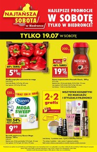 Gazetka BIEDRONKA - Najtańsza soboty (2025-07-19 - 2025-07-19)