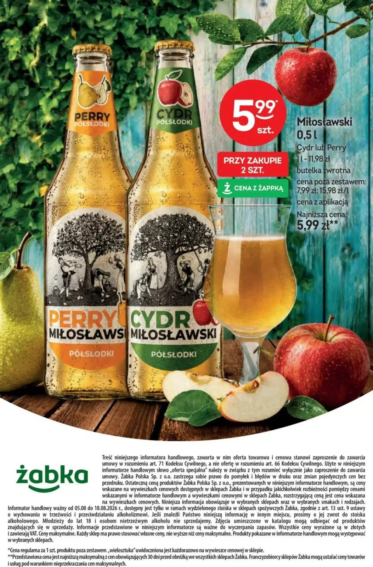 Gazetka ŻABKA - Od środy 5.08.2026