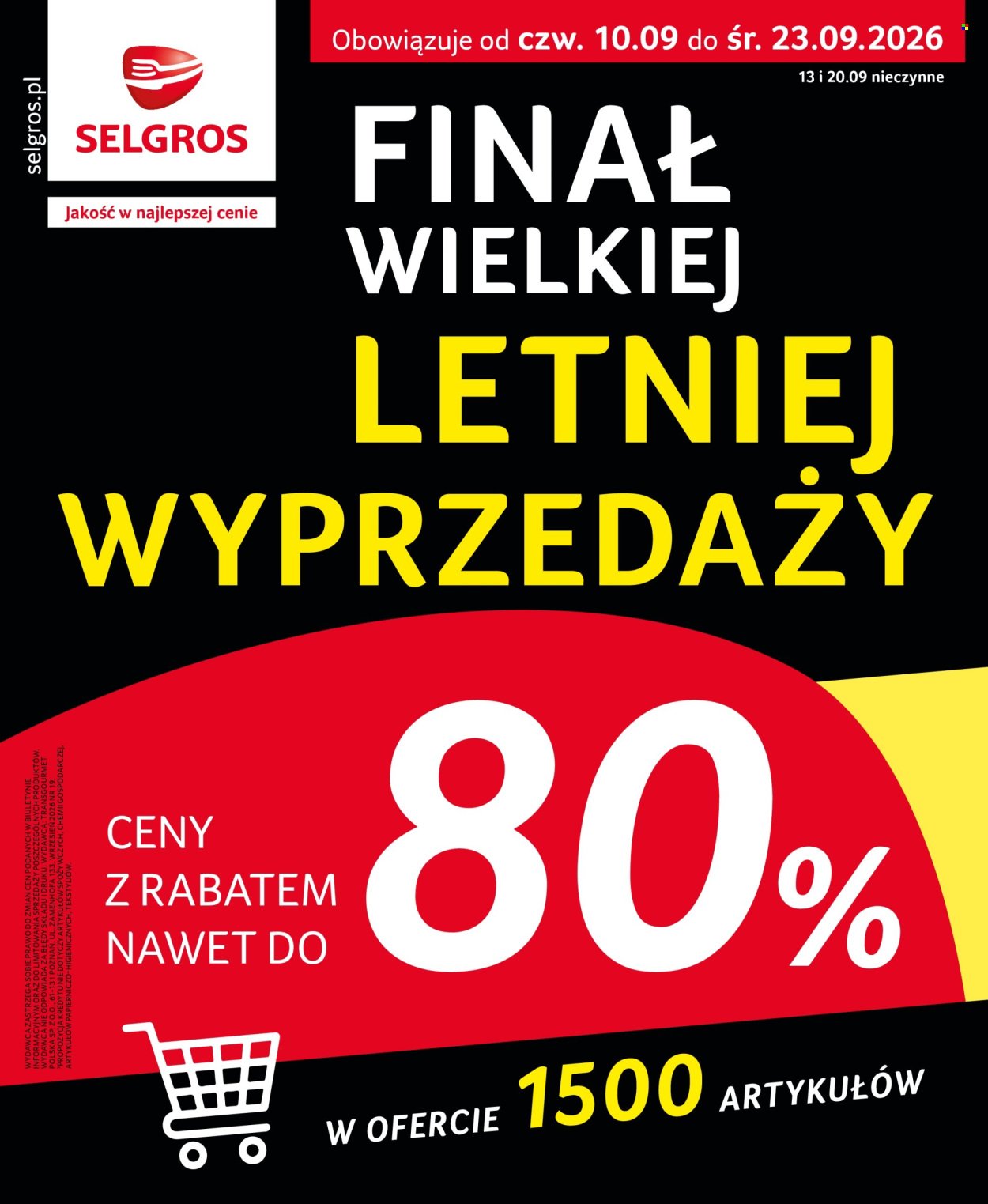 Gazetka SELGROS - Totalna Wyprzedaż