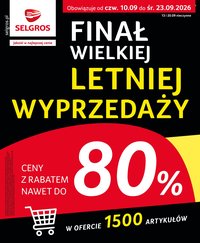 Gazetka SELGROS - Totalna Wyprzedaż
