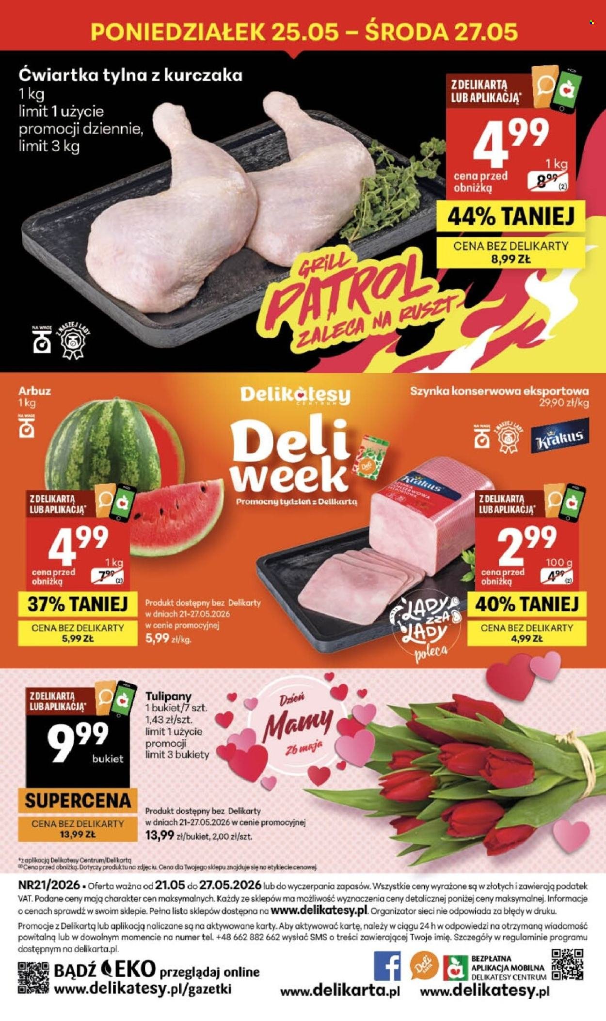 Gazetka DELIKATESY CENTRUM - Od czwartku 21.05.2026