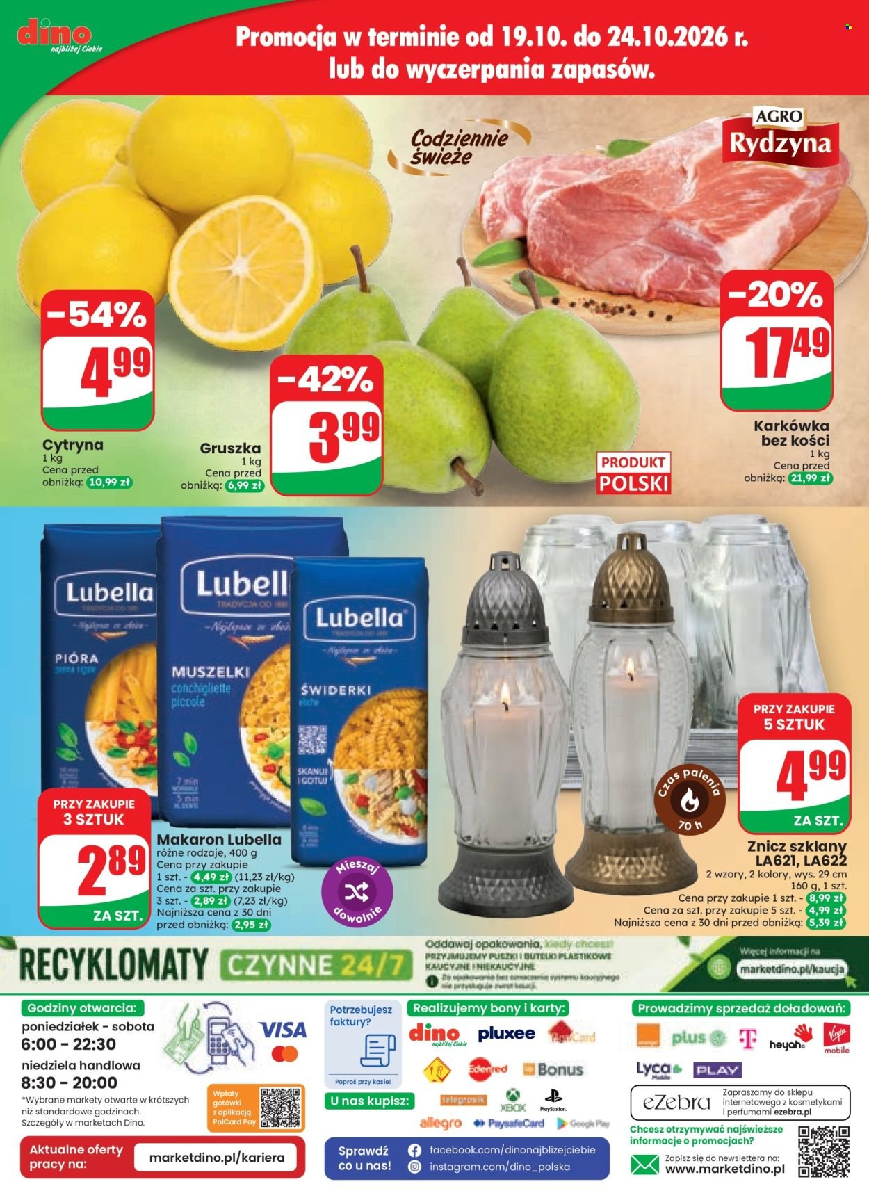 Gazetka DINO - Od środy 21.10.2026