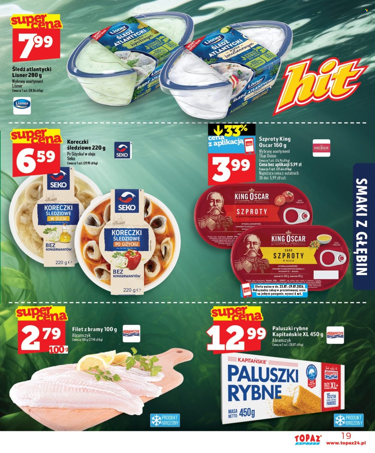 Gazetka TOPAZ - Od czwartku 23.07.2026