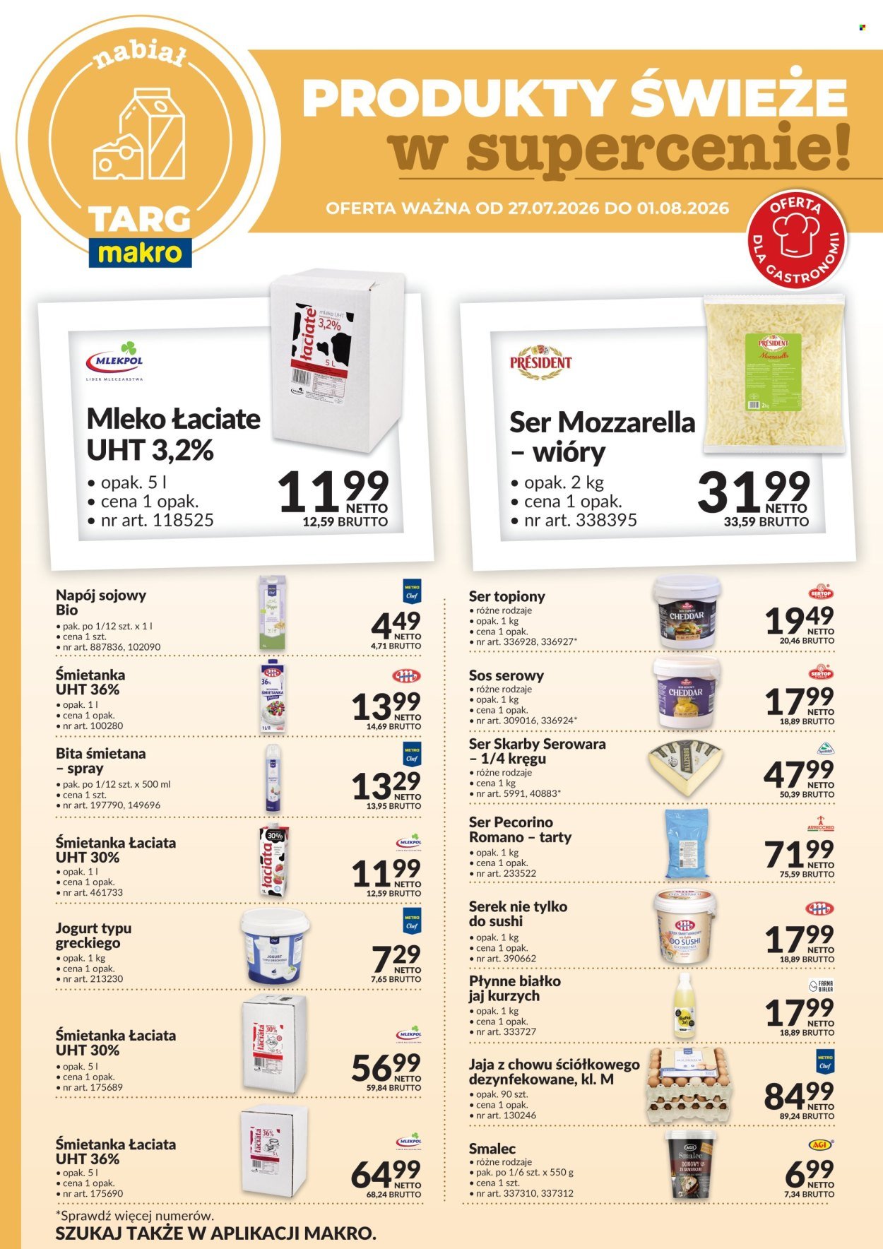 Gazetka MAKRO - Targ MAKRO - oferta świeża w super cenach!