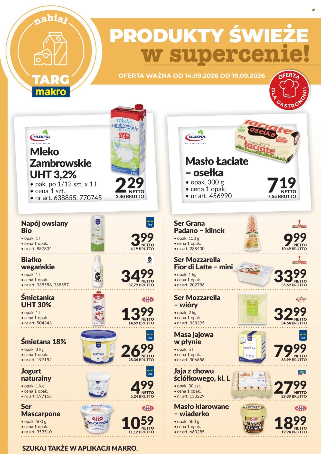 Gazetka MAKRO - Targ MAKRO - oferta świeża w super cenach!
