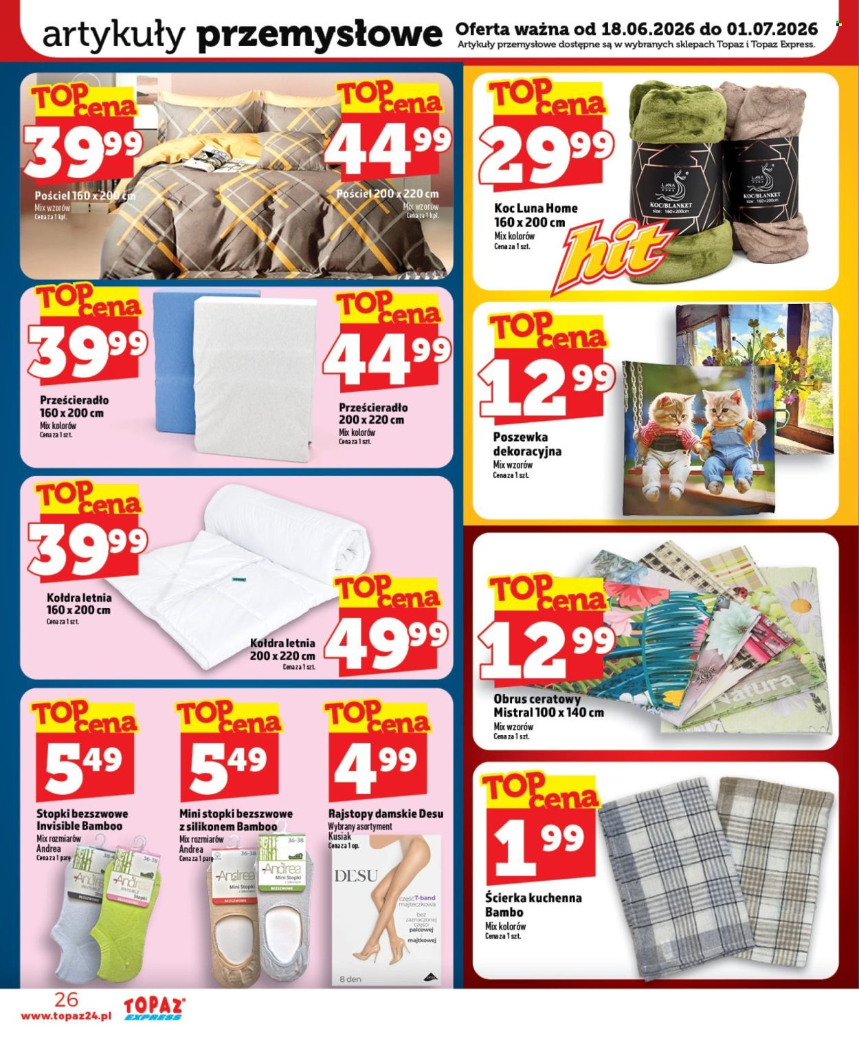 Gazetka TOPAZ - Od czwartku 18.06.2026