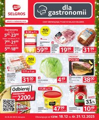 Gazetka SELGROS - Oferta dla gastronomii (2025-12-18 - 2025-12-31)